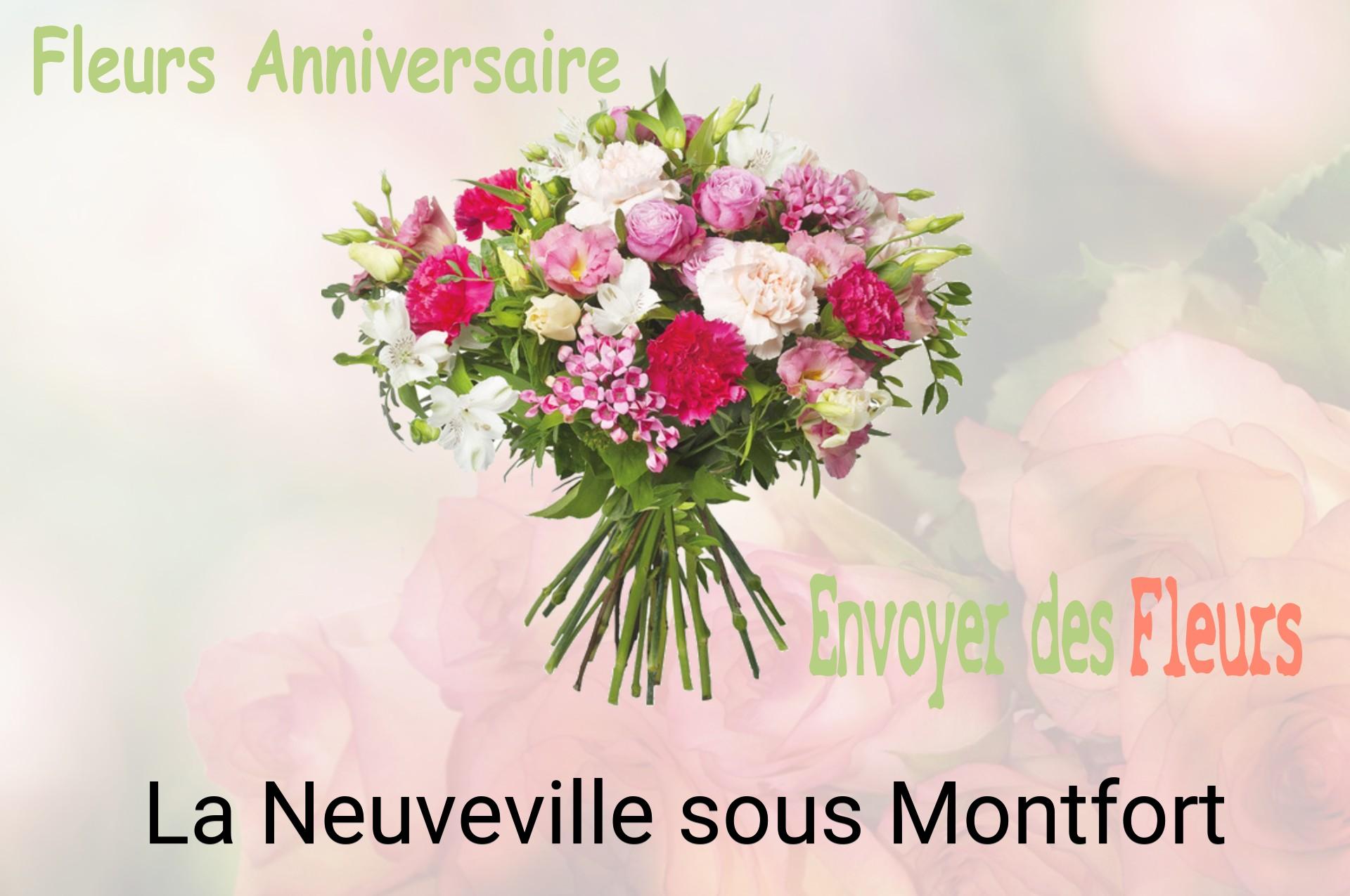 Bouquet de fleurs d’anniversaire livré à La Neuveville-sous-Montfort